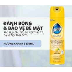 Alternative view of Xịt Bóng Gỗ PLEDGE Hương Chanh 330ml - Làm Sạch & Bảo Vệ Bề Mặt