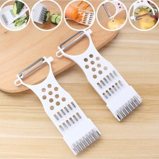 Dao bào nhựa đa năng, gọt vỏ rau củ tiện lợi (màu ngẫu nhiên) - Ảnh 2