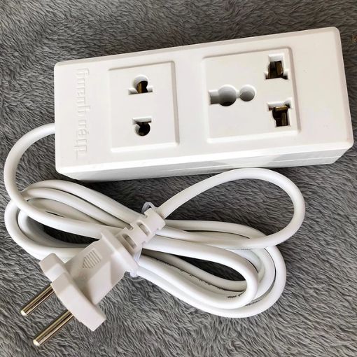 Ổ Cắm Điện Quan 001A-02-2M 2 Lỗ - Ảnh 2