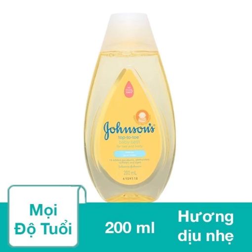 Sữa tắm gội toàn thân Johnson Baby 200ml - Ảnh 2