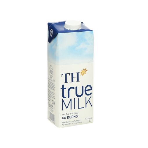 Sữa tươi tiệt trùng có đường TH true MILK 1L hộp tiện lợi - Ảnh 2