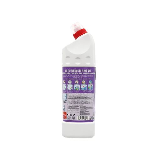VIM Tẩy Bồn Cầu Than Hoạt Tính Hương Oải Hương 870ml - Ảnh 2