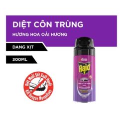 Alternative view of Bình xịt côn trùng Raid Maxx Lavender 300ml diệt muỗi hiệu quả