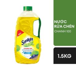 Alternative view of Nước rửa chén Sunlight Chanh 1.5kg – Sạch dầu mỡ 100%