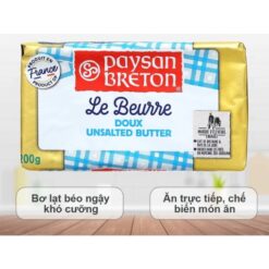 Bơ lạt Paysan Breton 200g nhập khẩu Pháp, 100% bơ sữa - Ảnh 3
