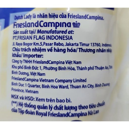 Kem Đặc Có Đường Dutch Lady 545g Túi Lớn Nhập Khẩu Indonesia - Ảnh 3