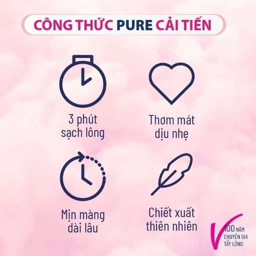 Kem Tẩy Lông Veet Pure Da Thường 50g - Ảnh 4