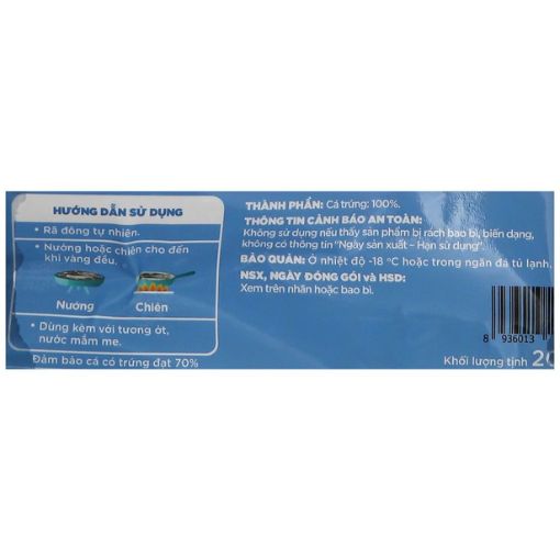 Cá Trứng Capelin Không Tẩm 200g - Tươi Ngon Tự Nhiên - Ảnh 3