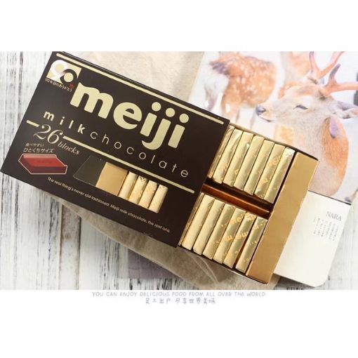 Kẹo Meiji Milk Chocolate 120g - Vị Sữa Sô Cô La Thơm Ngon - Ảnh 3