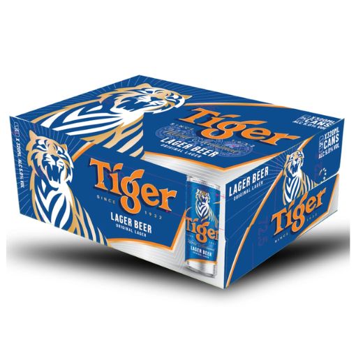 Bia Tiger Lon Cao 330ml - Thùng 24 Lon - Ảnh 3