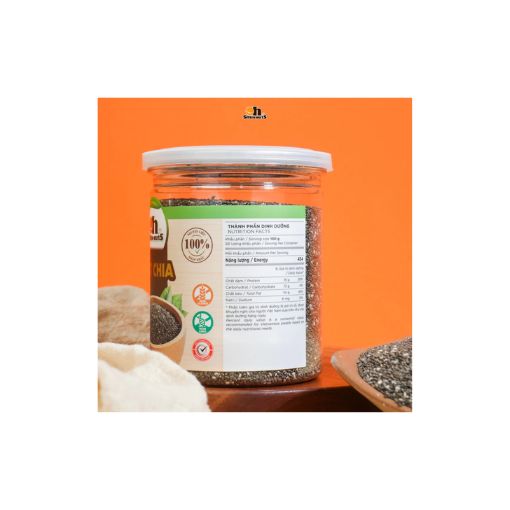Hạt Chia Đen Oh Smile Nuts 300g Nhập Khẩu Chính Hãng - Ảnh 3