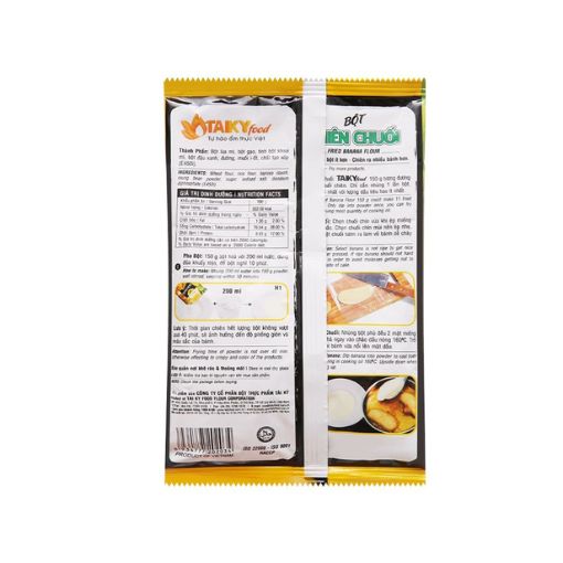 Bột chiên chuối Taky Food 150g - Giòn rụm, vàng ươm - Ảnh 3