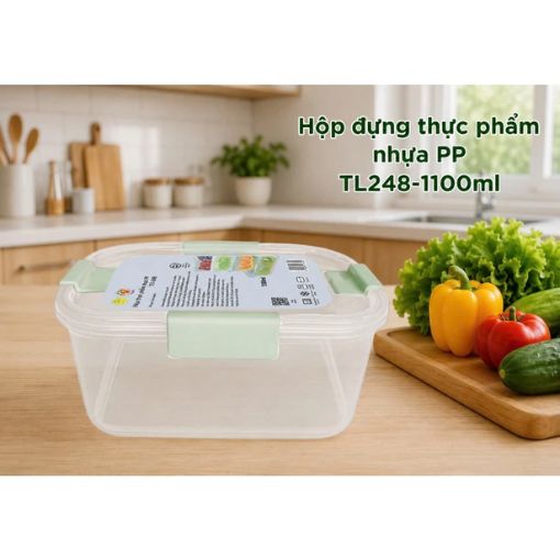 Hộp Bảo Quản Thực Phẩm Nhựa PP 1100ml TL1-248 - Ảnh 3