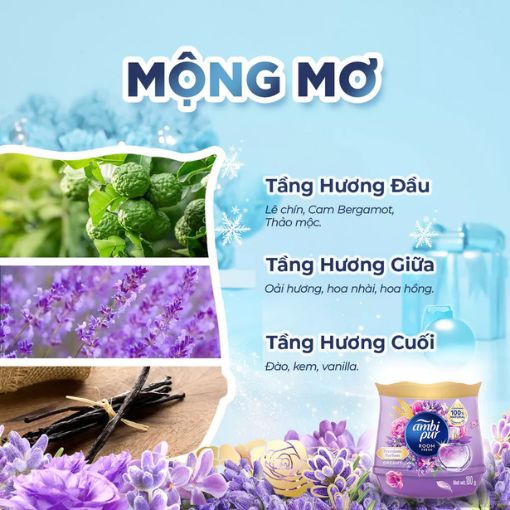 Sáp Thơm AMBI PUR Hương Mộng Mơ 180G - Khử Mùi Hiệu Quả - Ảnh 3