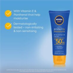 Sữa Chống Nắng NIVEA Sun Protect & Moisture SPF50+ 100ml - Ảnh 3