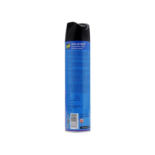 Xịt Muỗi Raid FIK Hương Lavender 600ml - Diệt Muỗi Côn Trùng - Ảnh 3
