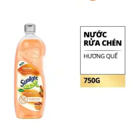 Nước Rửa Chén Sunlight NRC Hương Quế 750g Khử Mùi Tanh Hiệu Quả - Ảnh 3