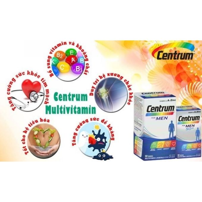 Vitamin Tổng Hợp Cho Nam Centrum For Men Nhập Khẩu Úc - Ảnh 3