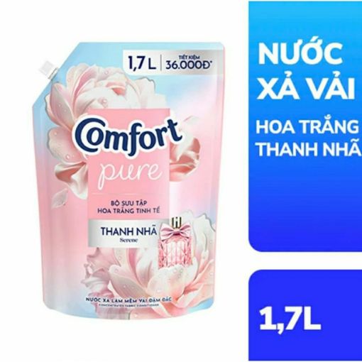 NXV Comfort Hoa Trắng Thanh Nhã 1.7L - Nước xả vải thơm lâu - Ảnh 3