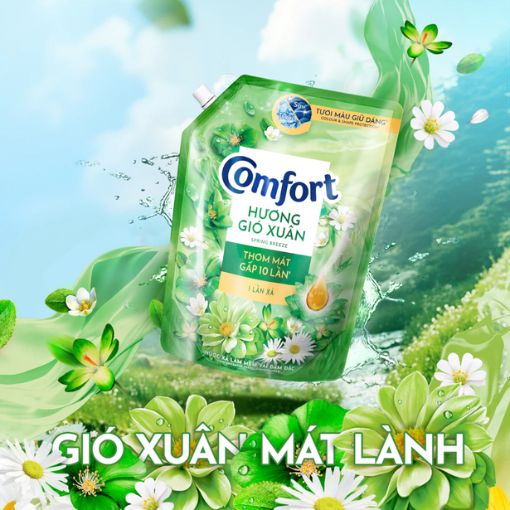 Nước Xả Vải Comfort Đậm Đặc Một Lần Xả Gió Xuân 1.8L - Ảnh 3