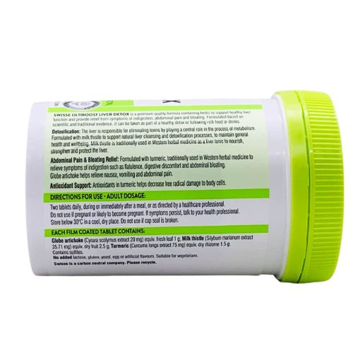 Swisse Ultiboost Liver Detox 120 viên – Hỗ trợ gan & tiêu hoá - Ảnh 4