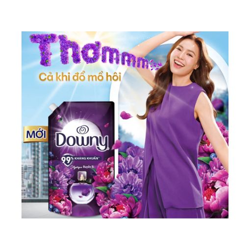 Nước Xả Vải Downy Hương Nước Hoa Huyền Bí Túi 3 Lít - Ảnh 4