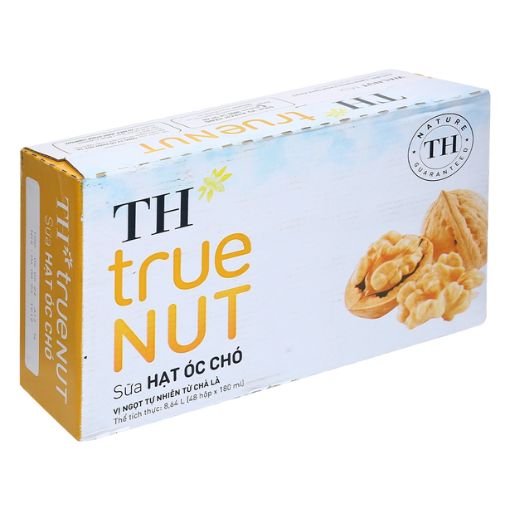 Sữa hạt óc chó TH True Nut 180ml lốc 4 hộp giàu dinh dưỡng - Ảnh 4