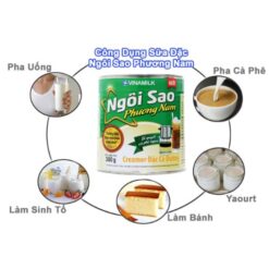 Kem đặc có đường Ngôi Sao Phương Nam xanh lá lon 380g - Ảnh 4