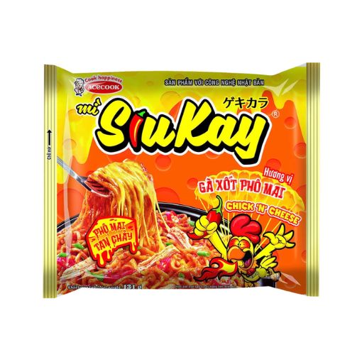 Mì SiuKay Gà Cay Xốt Phô Mai 131g