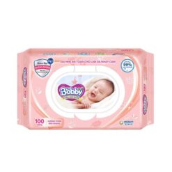 Khăn Ướt Bobby Care Hương Nhẹ Nhàng 100 Tờ