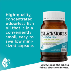 Alternative view of Blackmores Omega Mini Double Concentrate 400 viên Omega-3 Úc