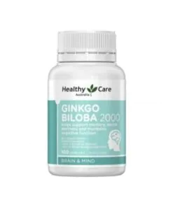 Bổ Não Ginkgo Biloba 2000 Healthy Care Úc Hàng Chính Hãng