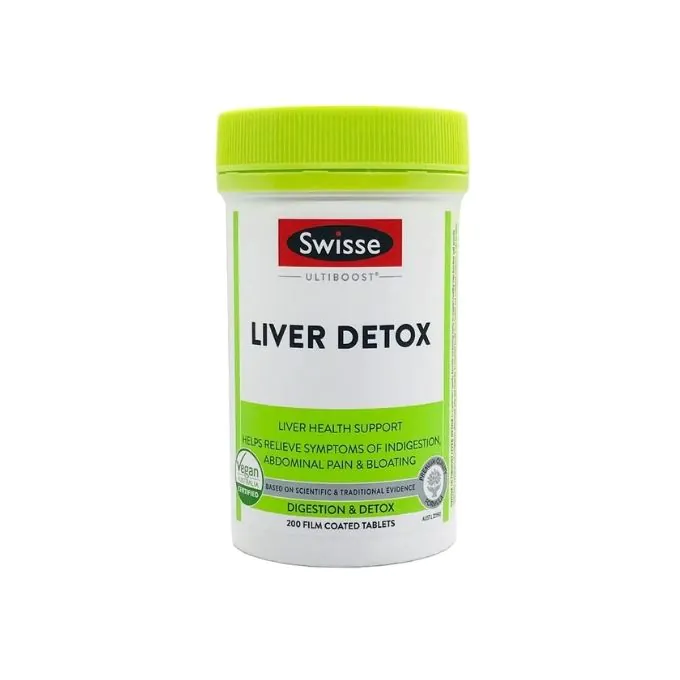 Swisse Liver Detox 200 Viên Giải Pháp Bảo Vệ Gan Toàn Diện Từ Úc