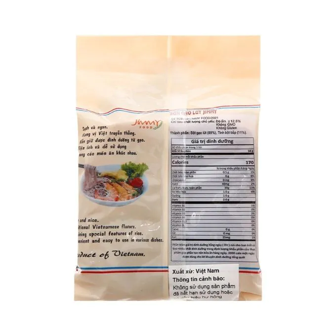 Bún Gạo Lứt Jimmy Thùng 16 Gói, Tốt Cho Người Ăn Kiêng - Ảnh 3