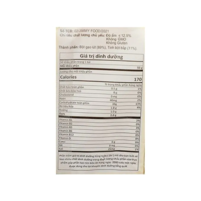 Bún Gạo Lứt Jimmy Thùng 16 Gói, Tốt Cho Người Ăn Kiêng - Ảnh 7
